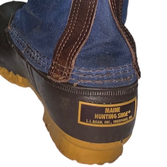L.L. Bean tall waxed canvas Maine Hunting boots - Picture 8 of 11